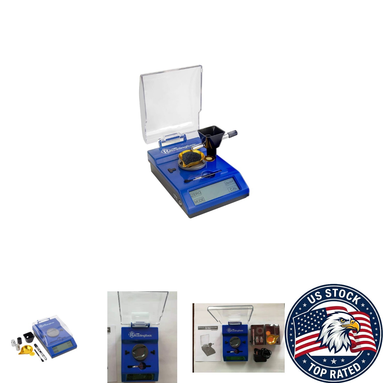 Compact Electronic Powder Scale - Accurate to 0.01g, Portable Design, 1100g Max