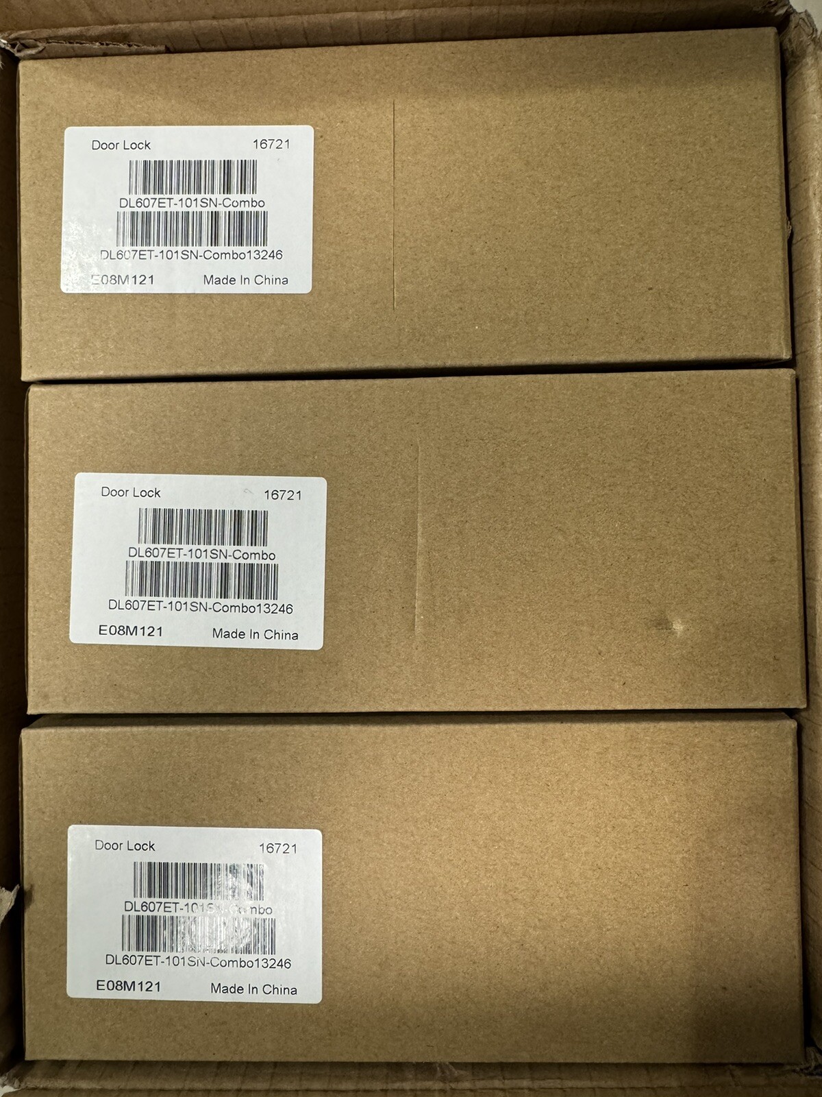 Combo Deadlocks DL607ET-101SN-Combo13246 box with 3