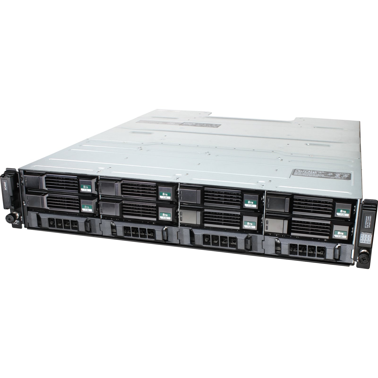 Dell EMC Compellent SC400 Storage Expansion Array 8x 8TB SAS