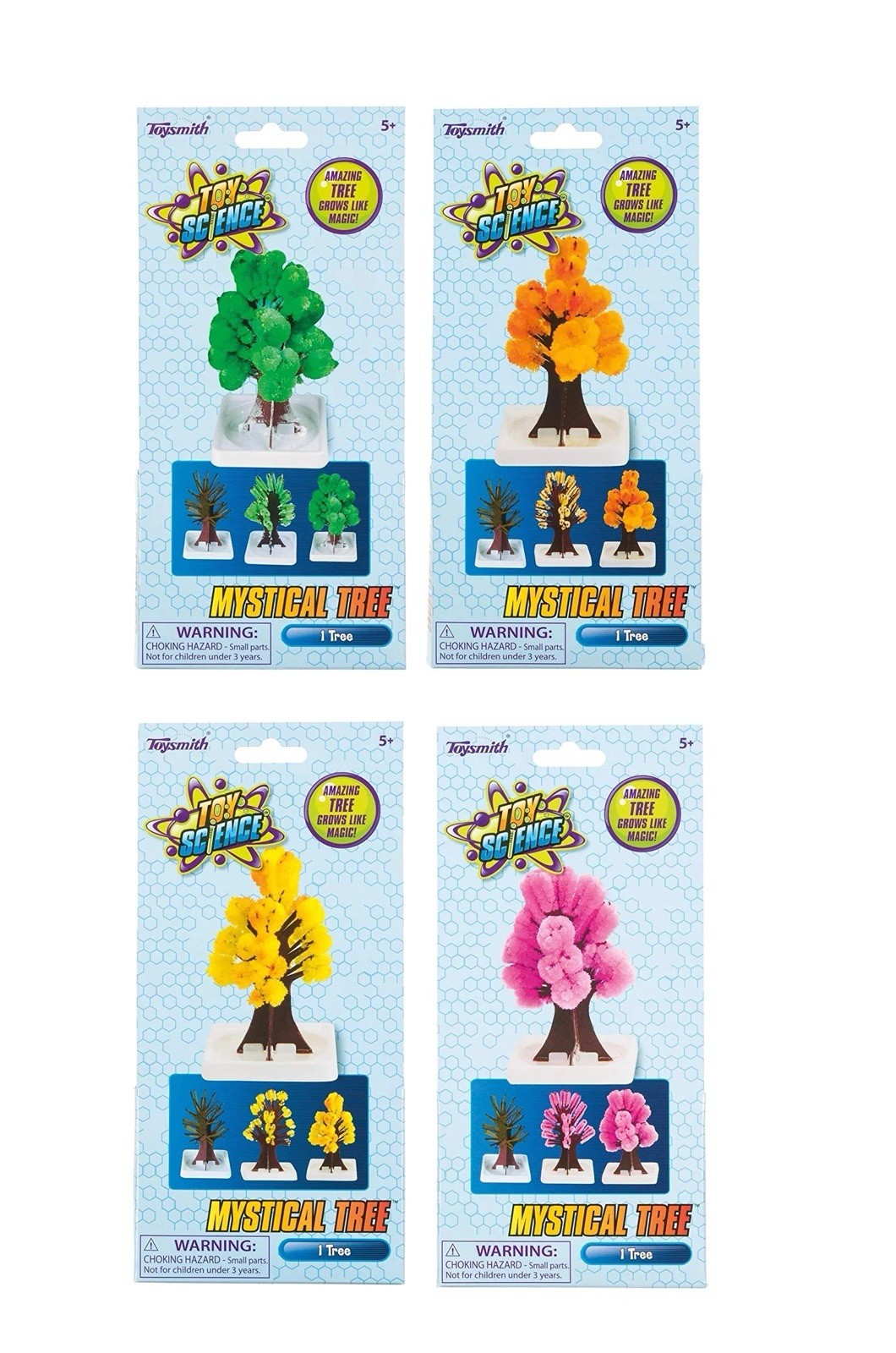 Toysmith Mystical Tree Growing Crystal Educational Science Kit, 1 Tree, Age 5+