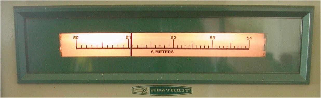 Heathkit replacement HG-10 / HG-10A Dial Scale 464-19