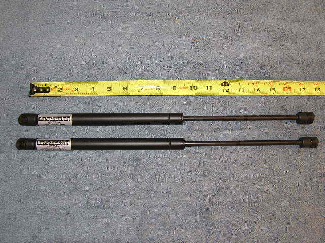 2ea 17.2" 20lb HD Truck Toy Job JO Box Nitro-Prop Gas Strut Lid Lift Rod 17” 20#