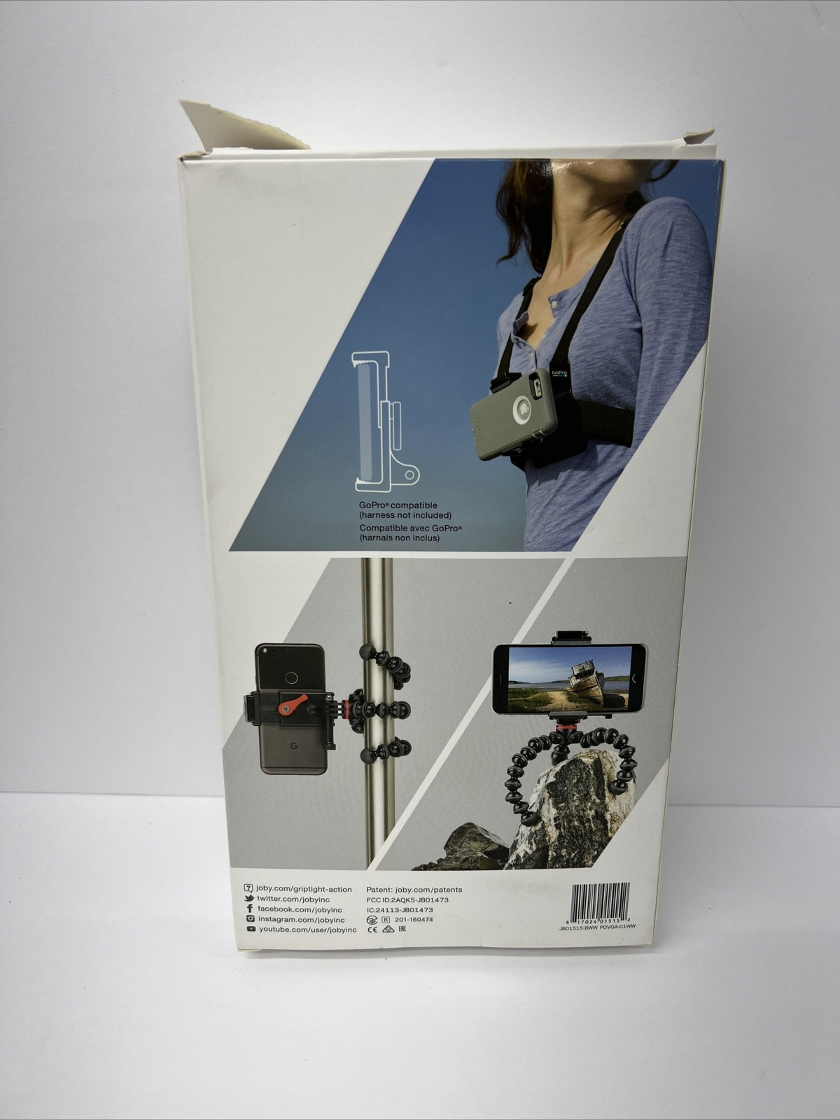 Joby GripTight Smartphone / GoPro Action Camera Tripod Kit Black JB01515-MISSING