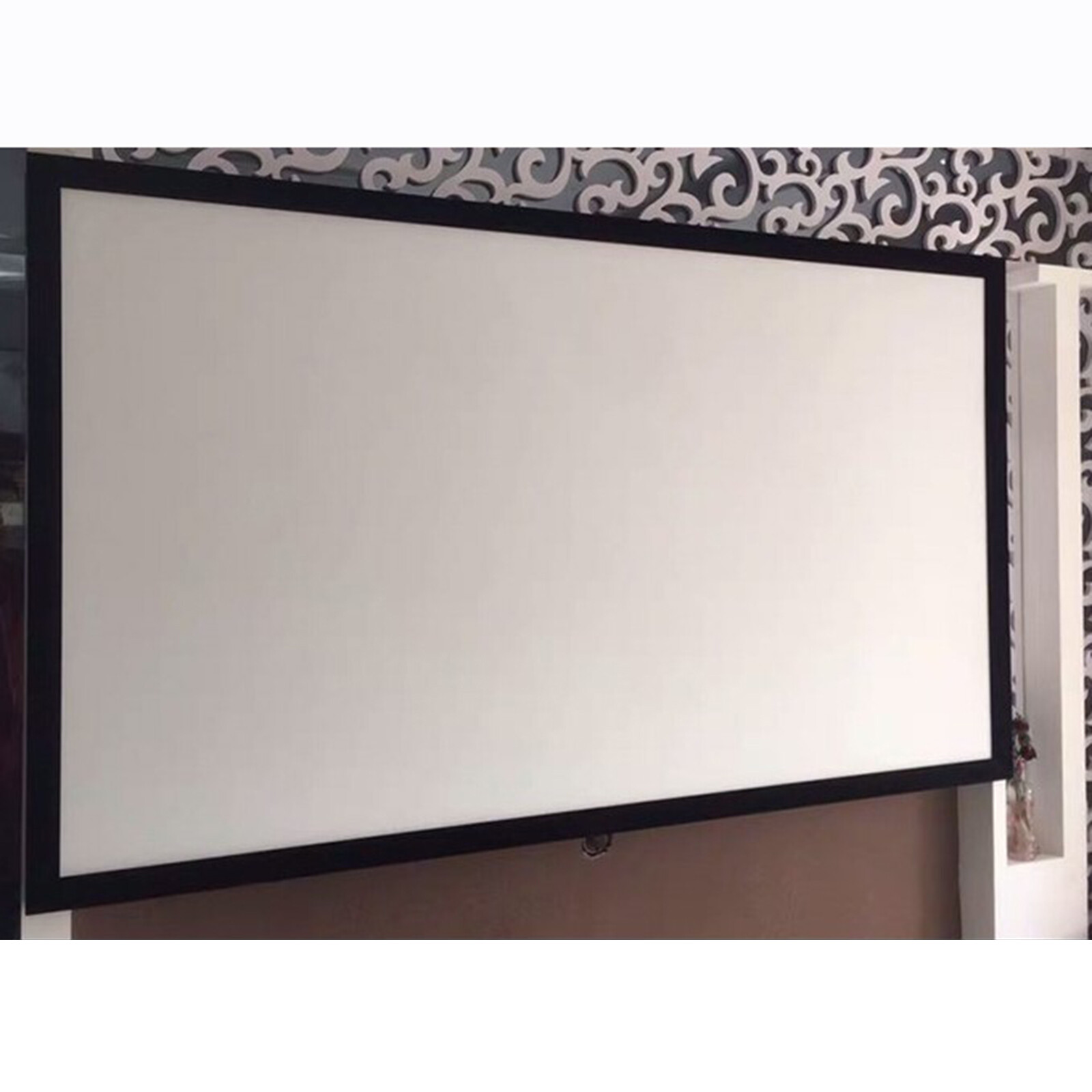 135" Inch Fixed Aluminum Frame Projector Screen Home Theatre HD TV Projection