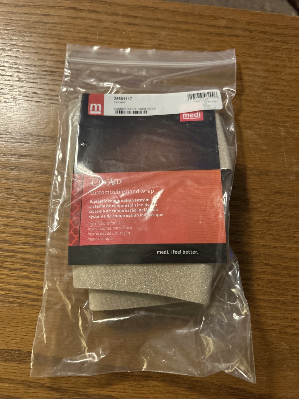 MEDI CIRCAID INELASTIC COMPRESSION SYSTEM CUSTOMIZABLE HAND WRAP