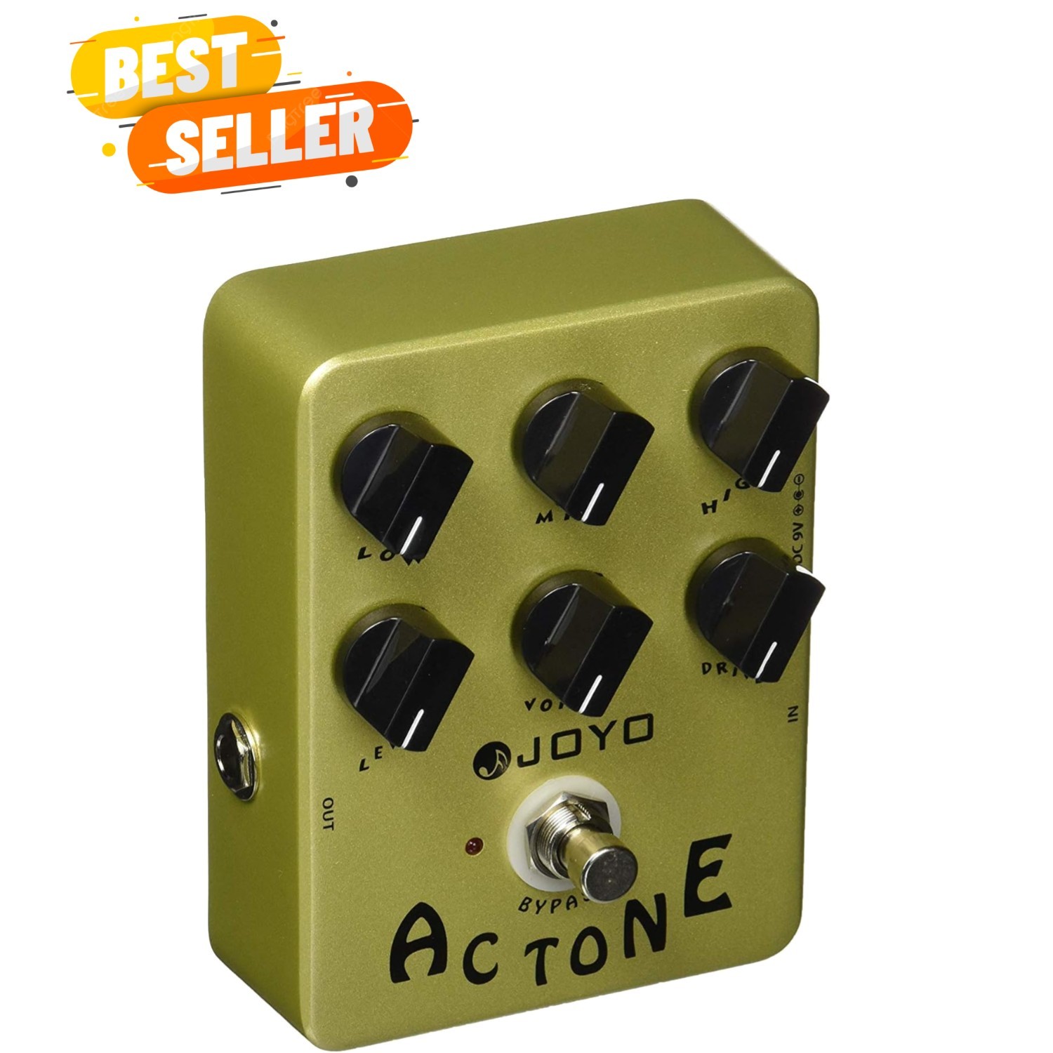 JF-13 AC Tone Vintage Tube Amplifier effects pedal, analog circuit and bypass