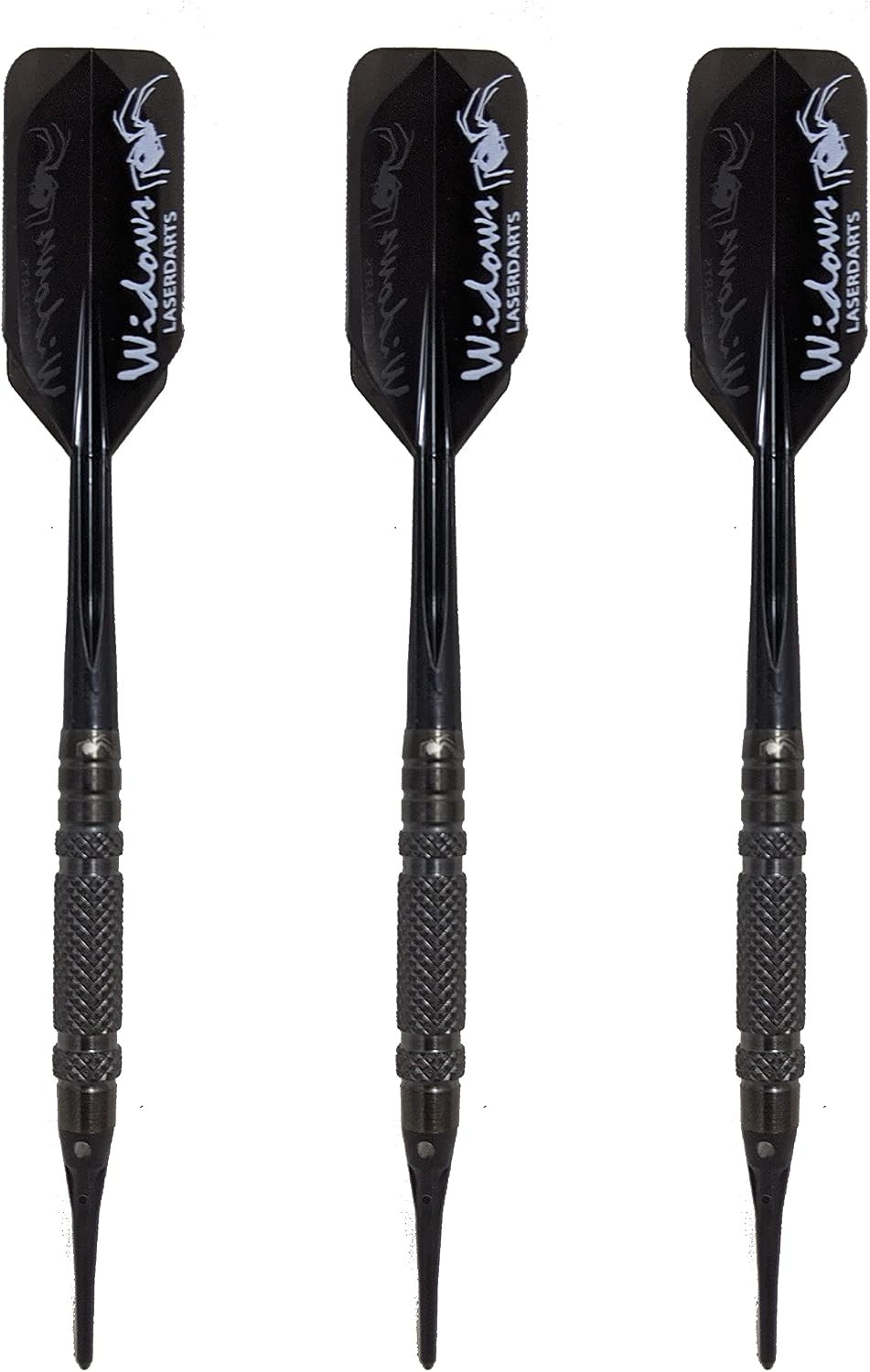 Black Widow 20g Soft Tip Tungsten Darts with Smooth Barrel for Precision Play