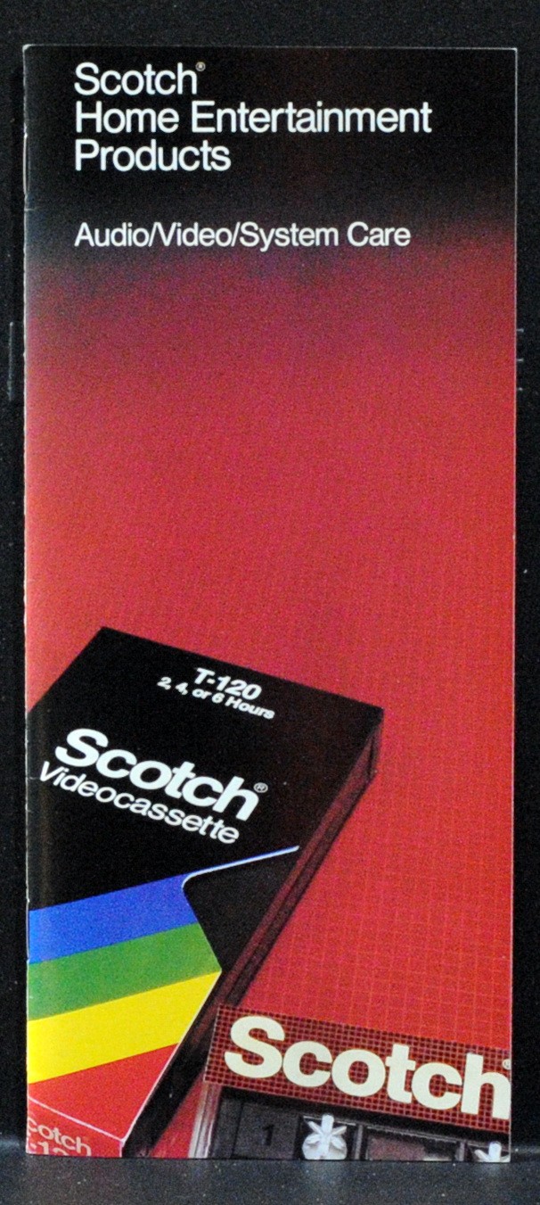Scotch - Audio & Video Cassette Sales Brochure - 1981 - 24 pages