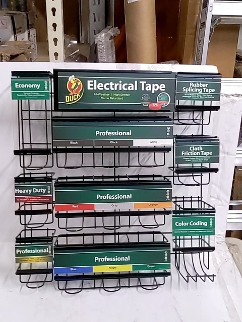 Duck 284094 26 x 23 in. Electrical Tape Planogram Rack