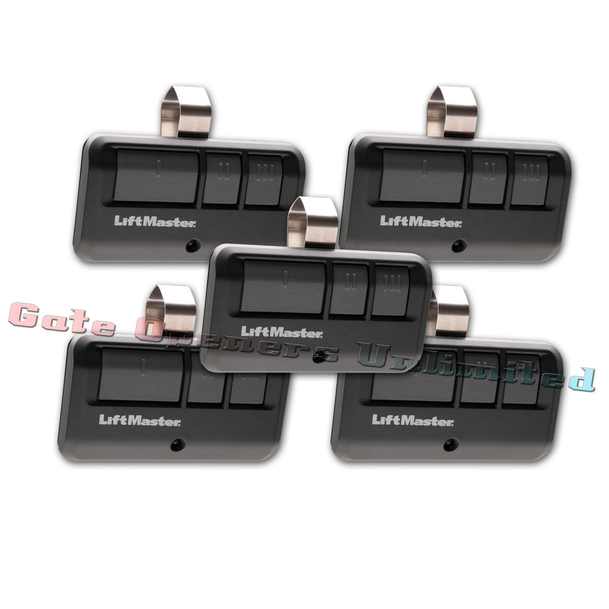 Liftmaster 893MAX Remote Control Chamberlain Garage Gate Opener Operators 5-Pack