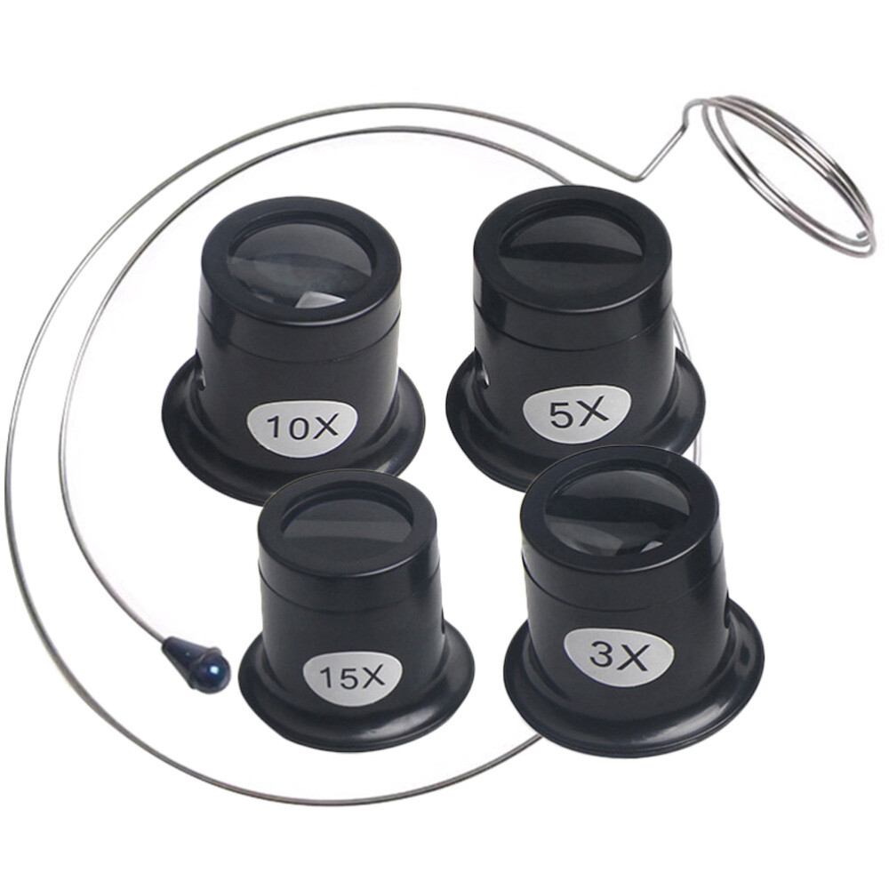 1 Set Watchmakers Loupe Headband Magnifying Glass Jewelers Loupe Tool