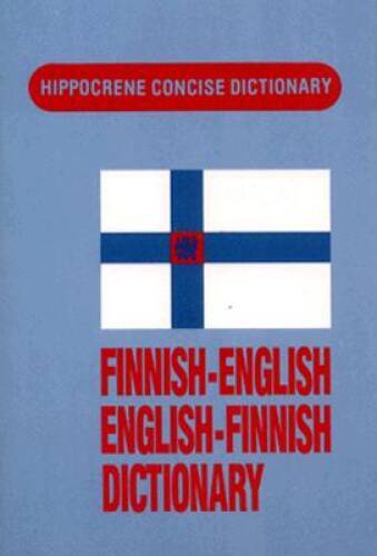Finnish-English, English-Finnish Dictionary (Hippocrene Concise Dict - GOOD