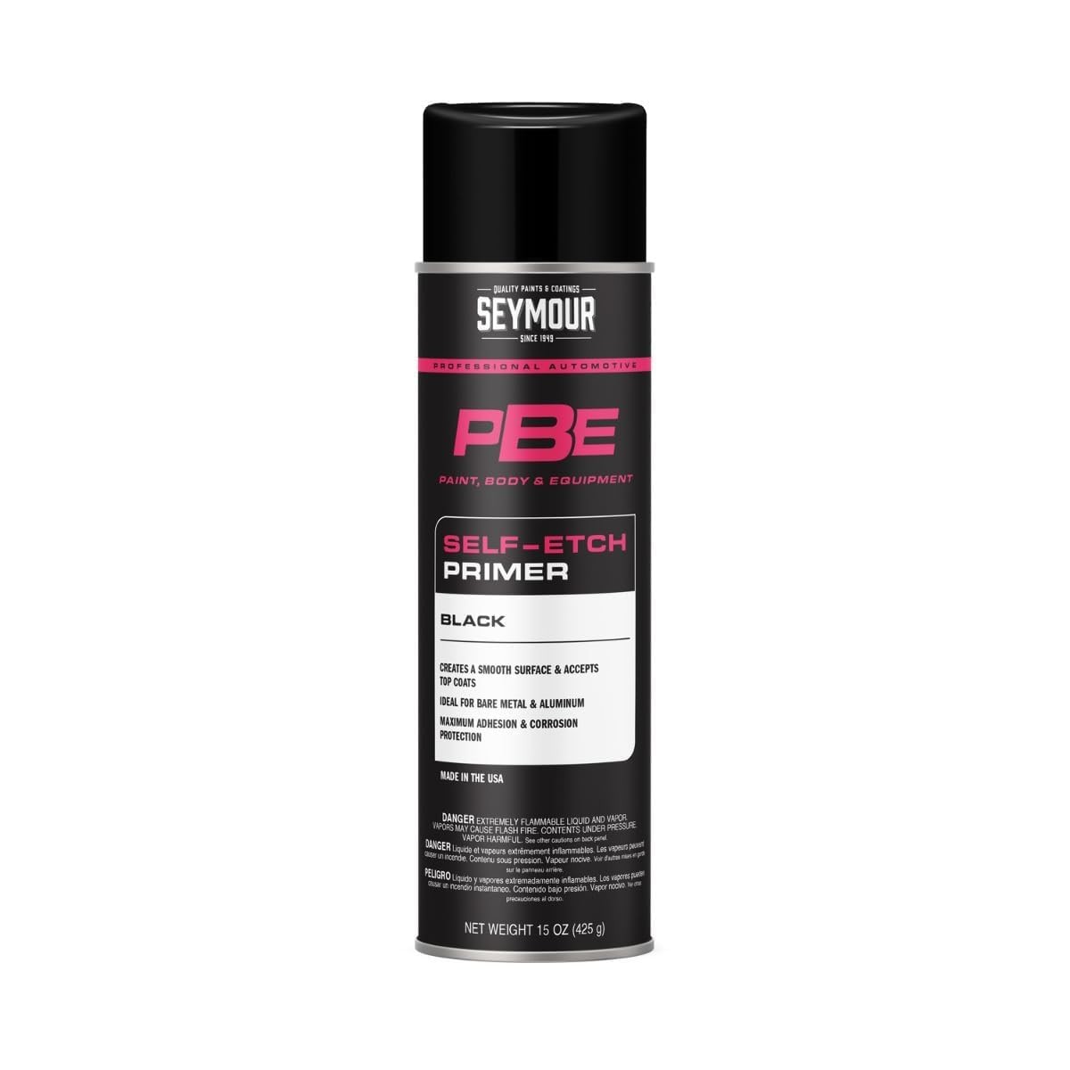 Self Etching Primer Black 20-1682 - Chemically Etches Bare Metal & Aluminum