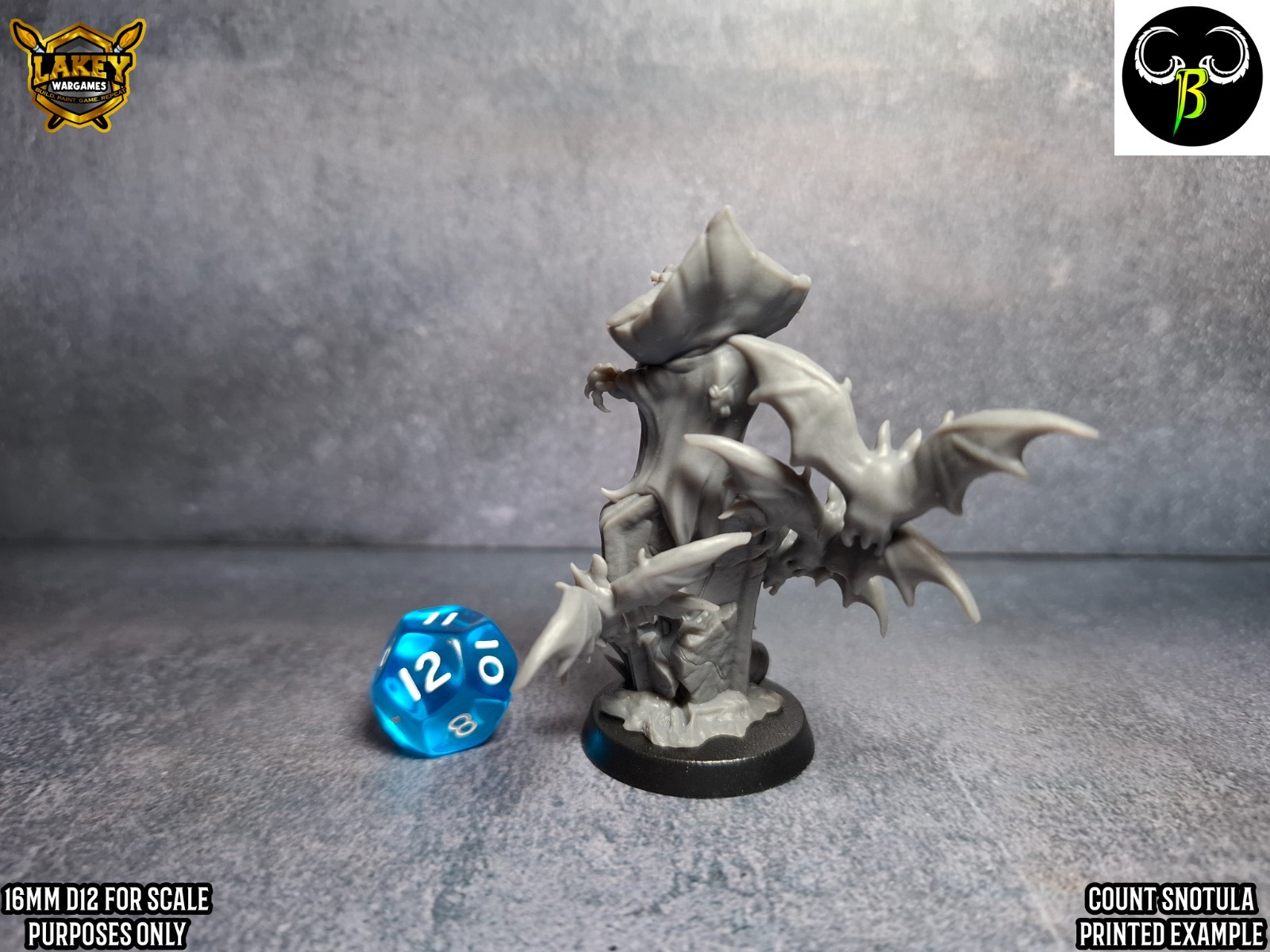 Count Snotula | Goblin | 3D Printed Miniature | Clay Beast Creation |