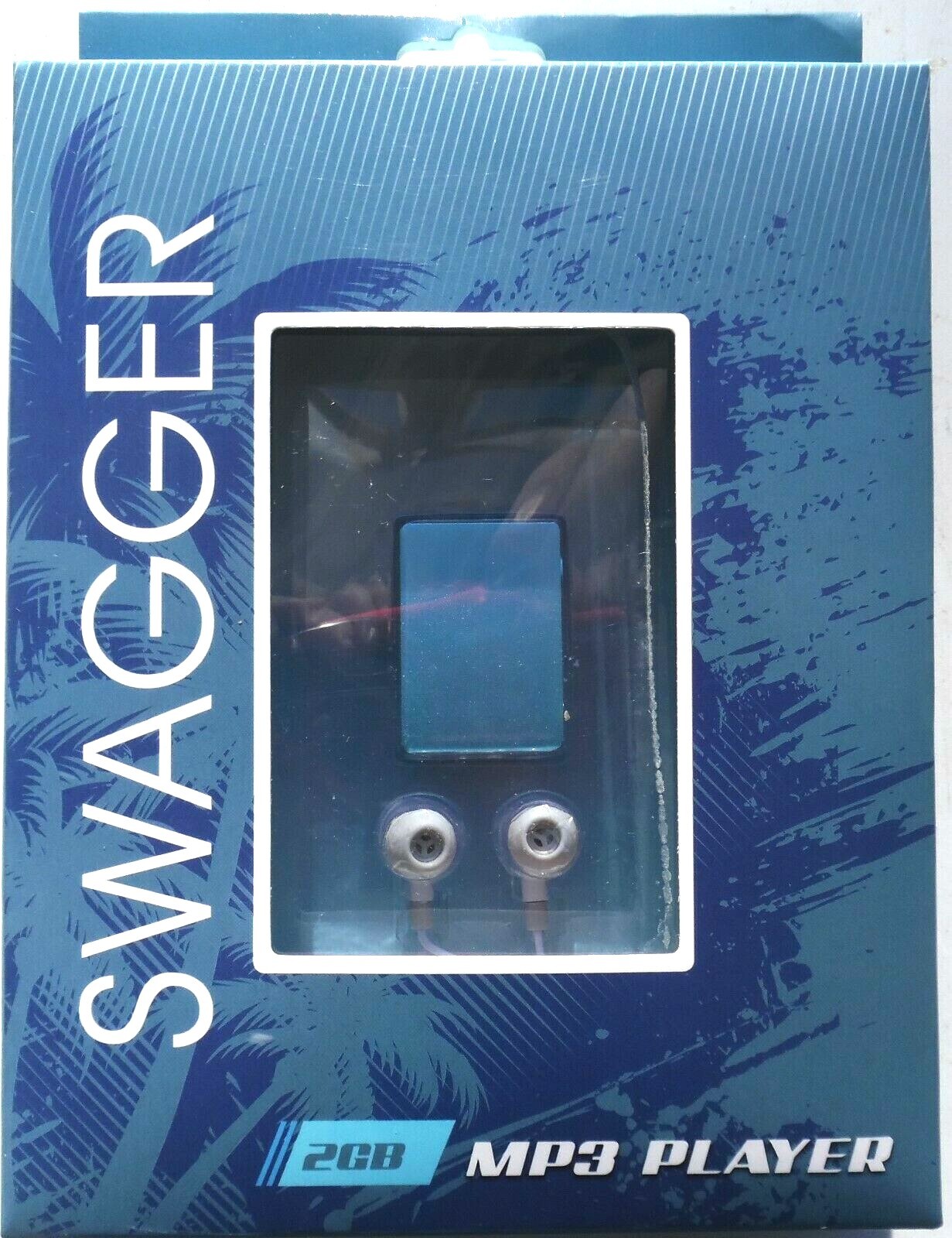 Sakar Swagger 2GB MP3 Player Mobile Music Light Blue NEW
