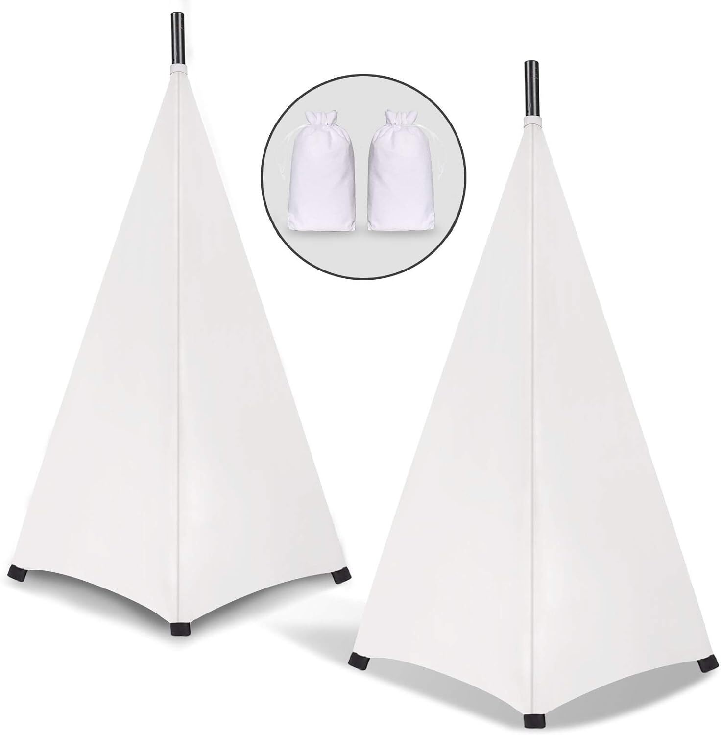 Speaker Stand Cover-DJ Bag with 360 Degree Cover Speaker Tripod Scrim Cover f...