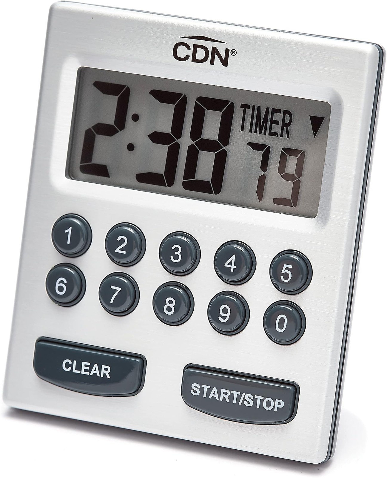 CDN Direct Entry 2- Alarm Digital Kitchen Timer | Counts Up & Down, 10 Hours ...