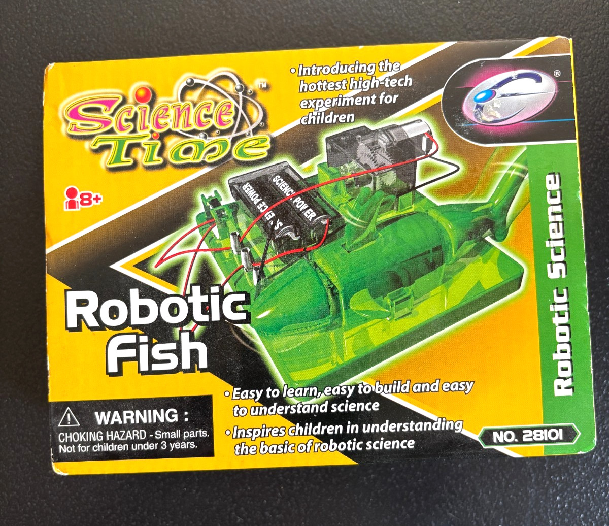 Science Time Robotic Fish #28101 Educational Basics Robotic Science Children 8+