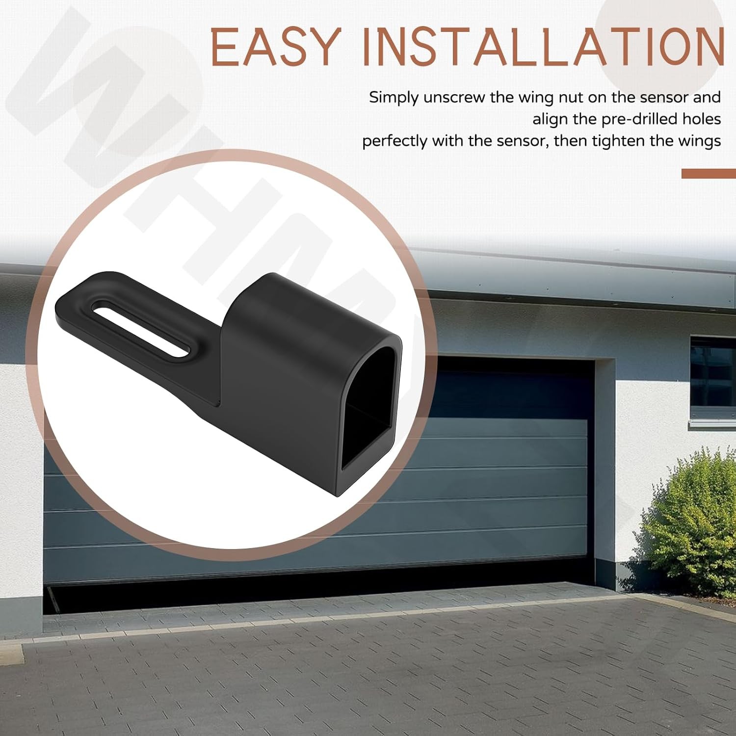 Garage Sensor Sun Shade Cover 2 Pack Liftmaster Chamberlain Protect