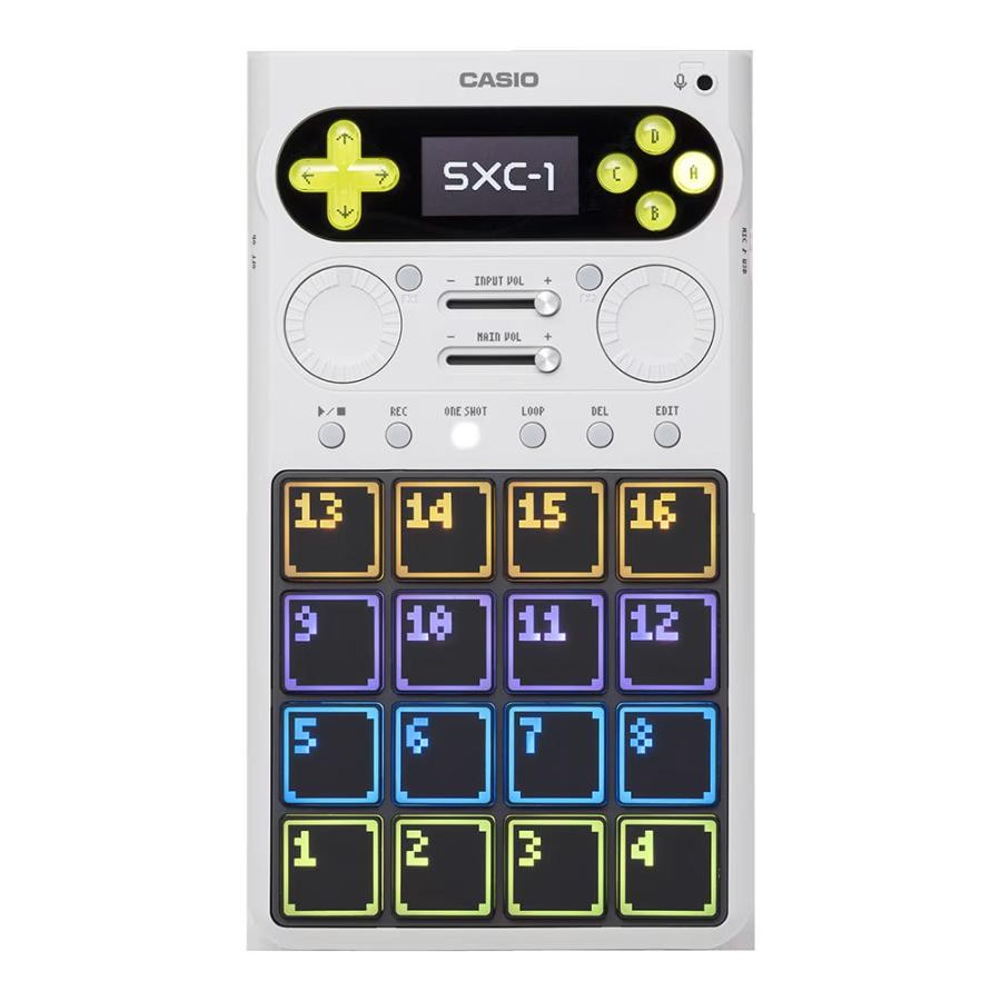 CASIO SXC-1 Portable Standalone Sampler Built-in Mic 16 Pad 64GB eMMC