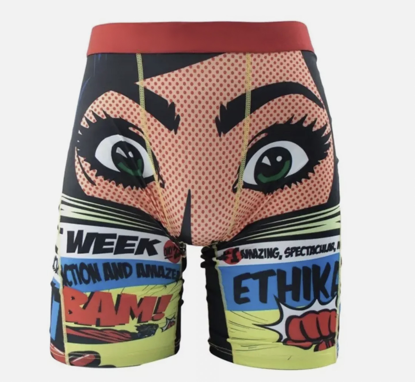 Mens Boxer Brief Underwear, Pop Art