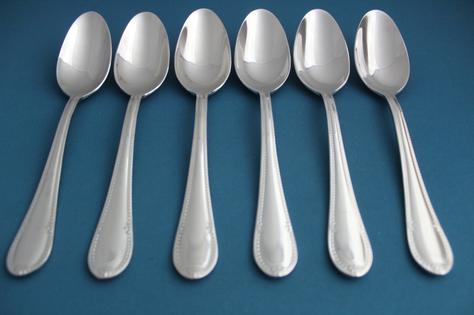 Villeroy Boch MADEMOISELLE Place Soup Spoons (Set of 6) 18/10 NEW 8 1/8"
