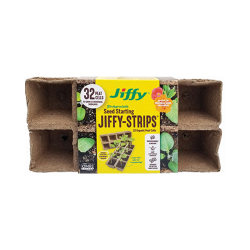 Jiffy JS32 Peat Strips, 2-1/2 Inch Square, 4-Pk. - Quantity 20