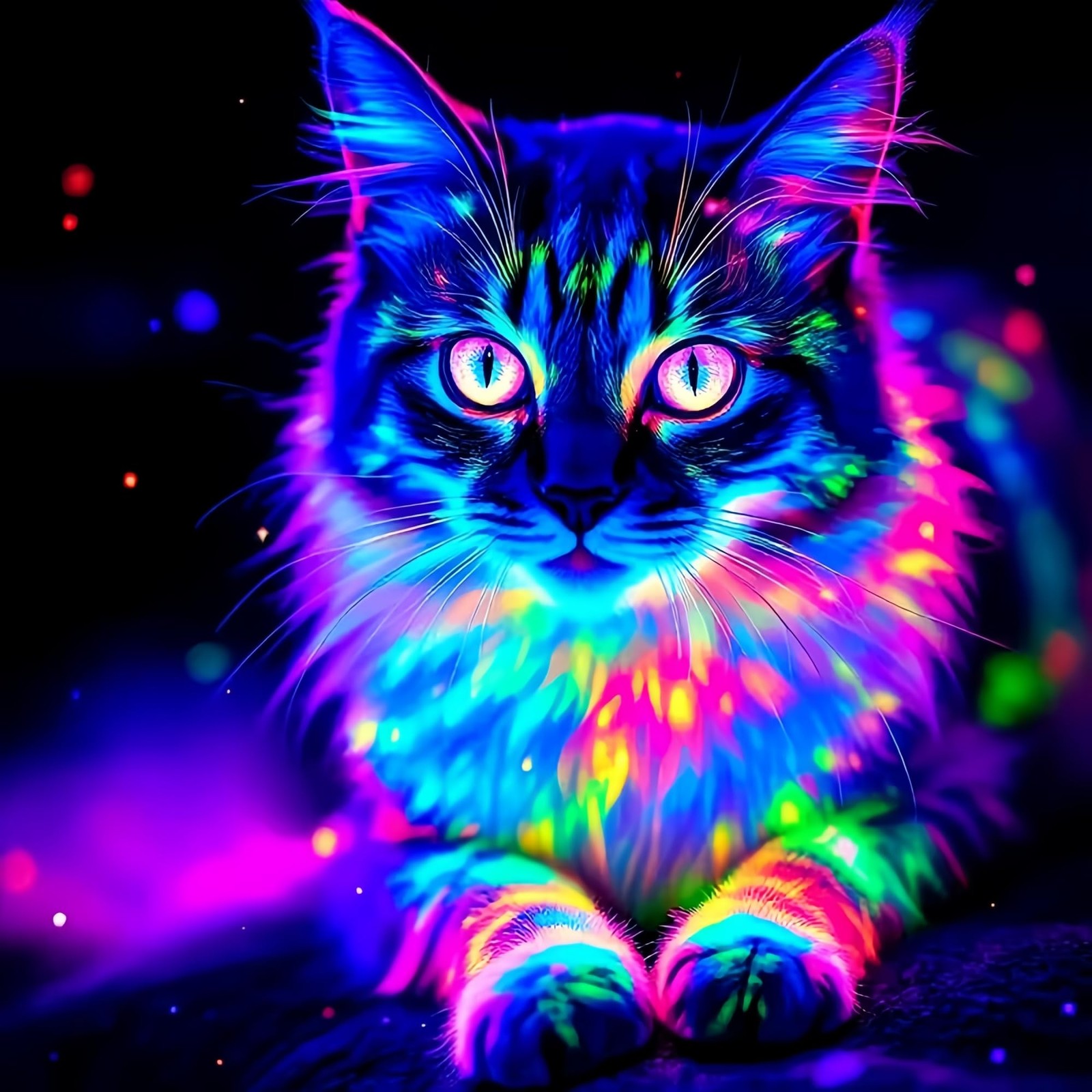Diamond Art Kits for Adults Cat, DIY 5D 14x14 inches, KM750-1