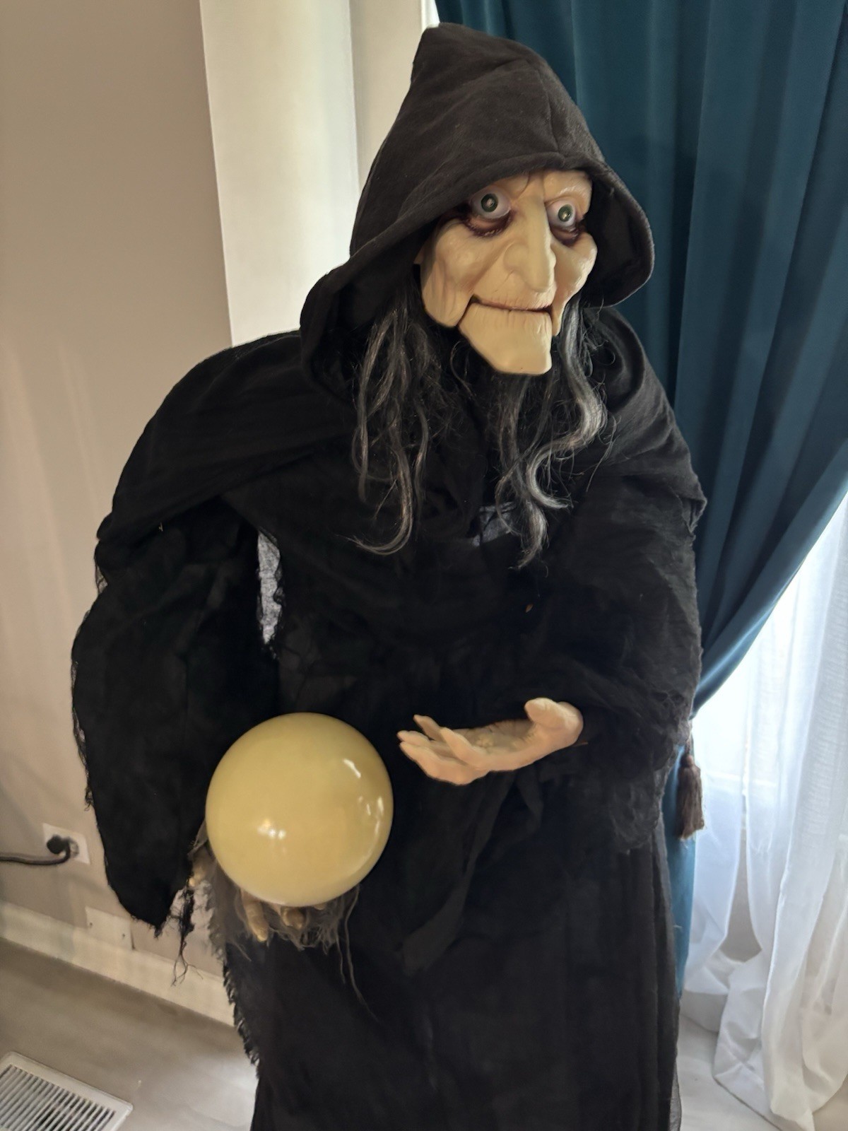6ft. LED Standing Bobble Head Witch Home Accents In Box