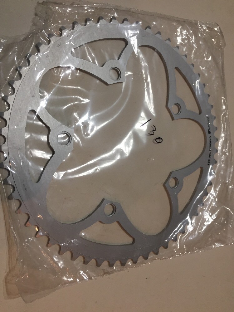 BlackSpire 56T 130 mm Aluminum Chainring Silver NOS