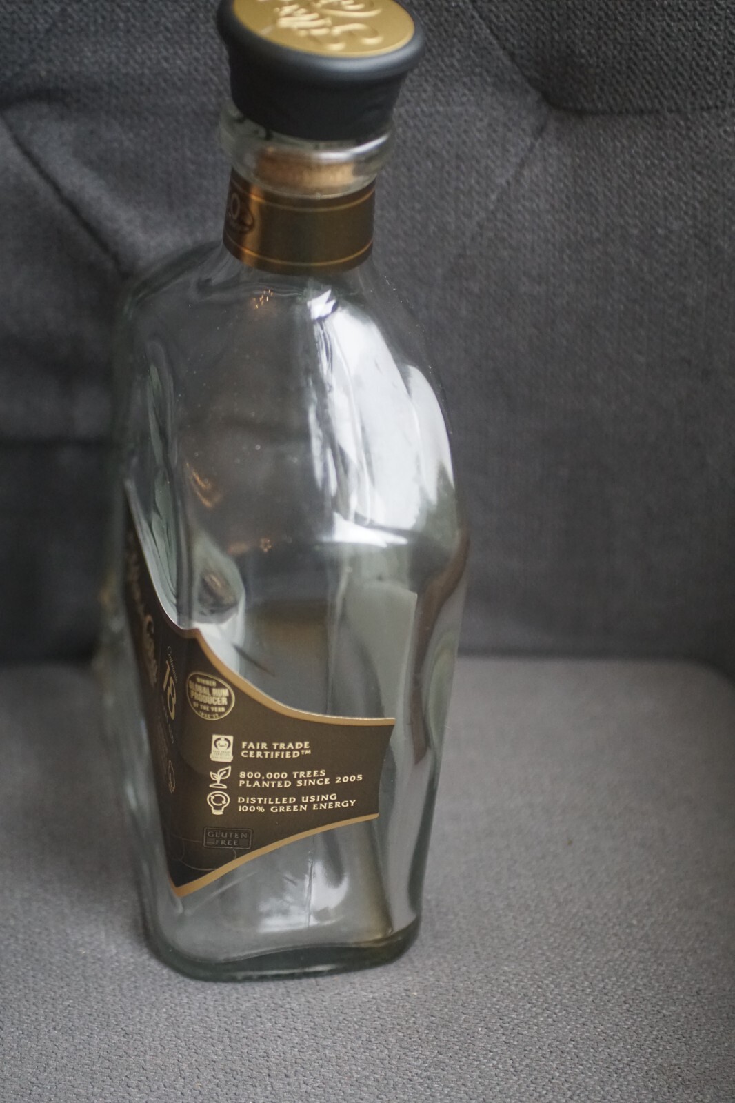 Flor de caña Nicaraguan Rum 18 Years EMPTY Bottle/Box