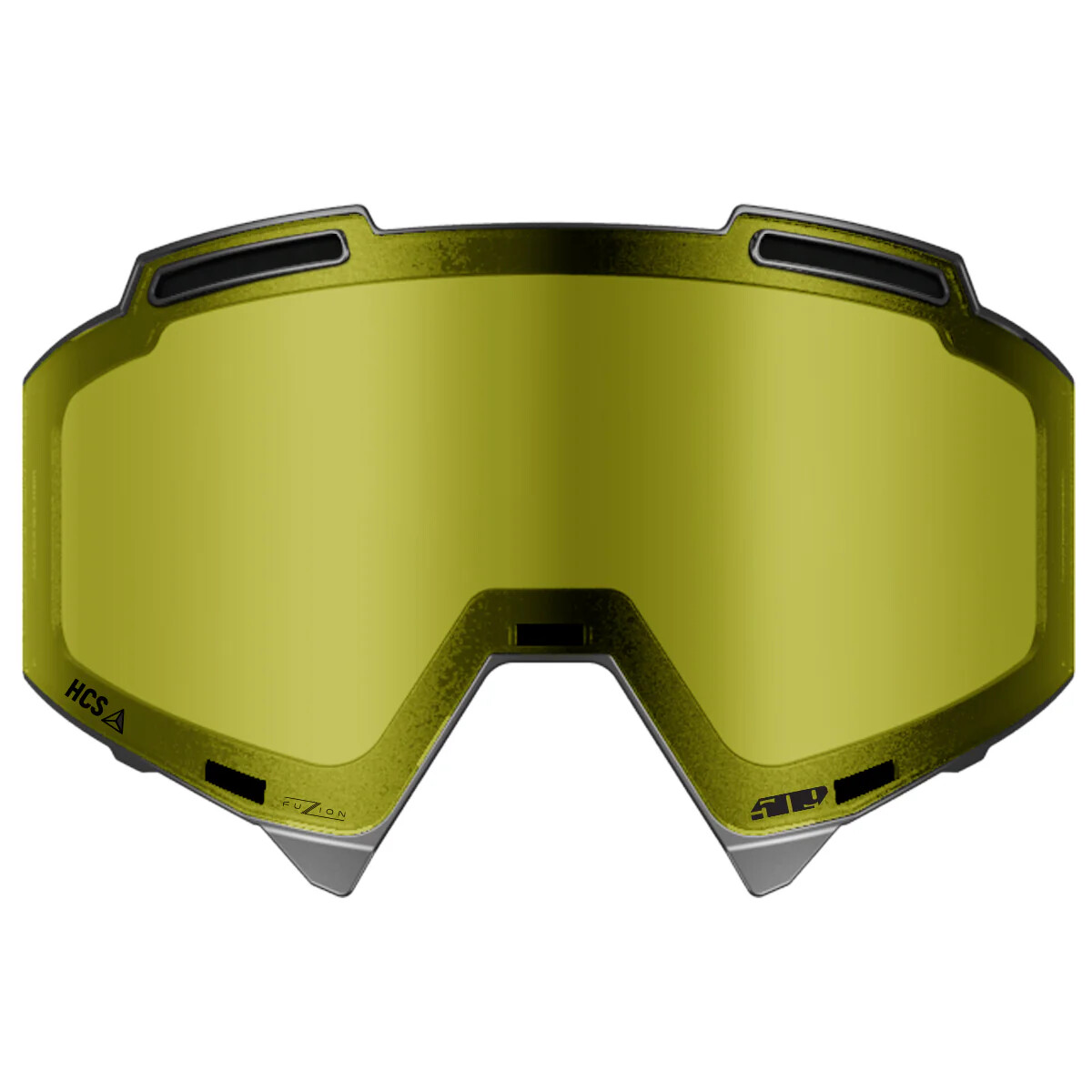 509 SINISTER X7 FUZION FLOW Goggle Lens - YELLOW HCS TINT - NEW