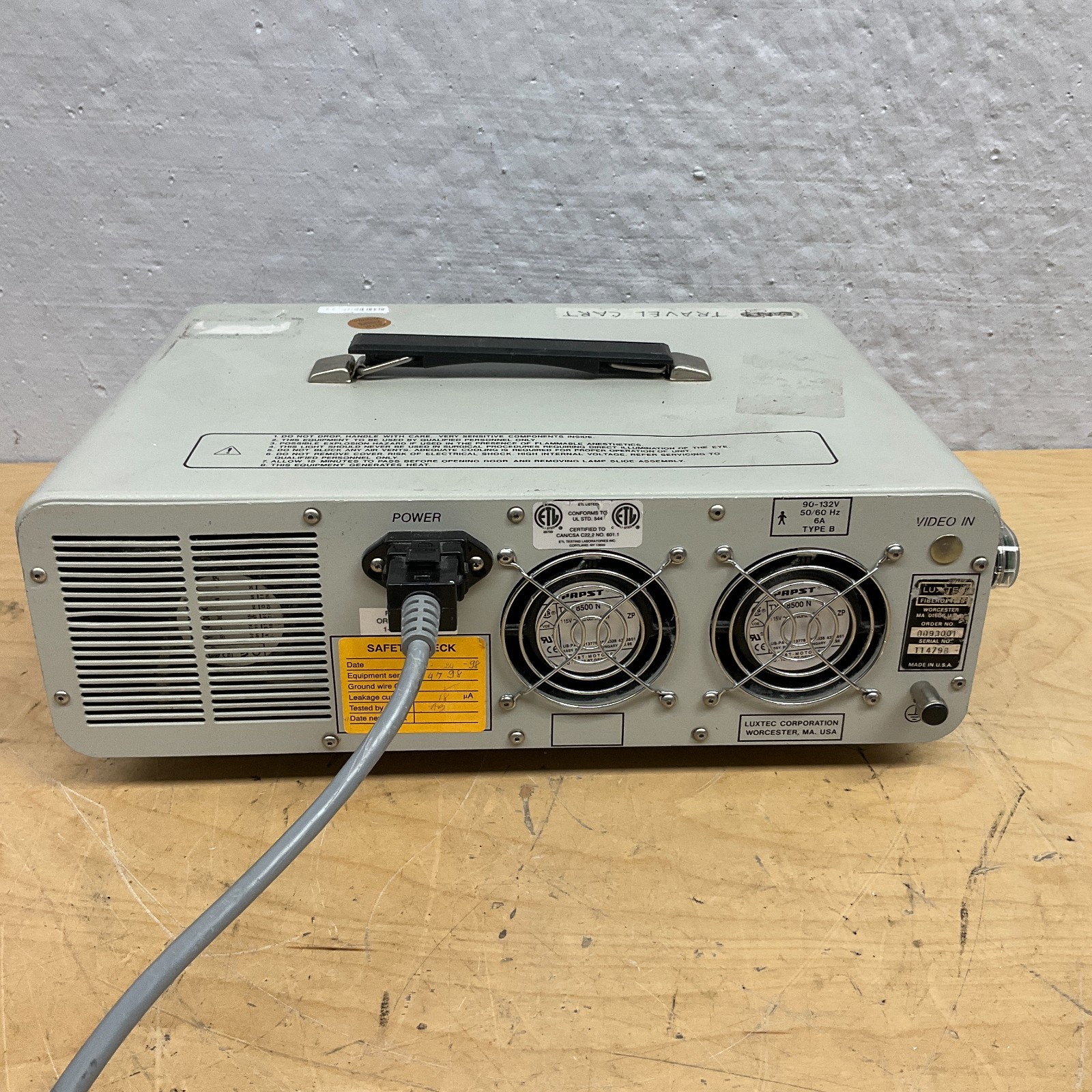 Luxtec 9300 Xenon Series 9000 Light Source Tested and Working