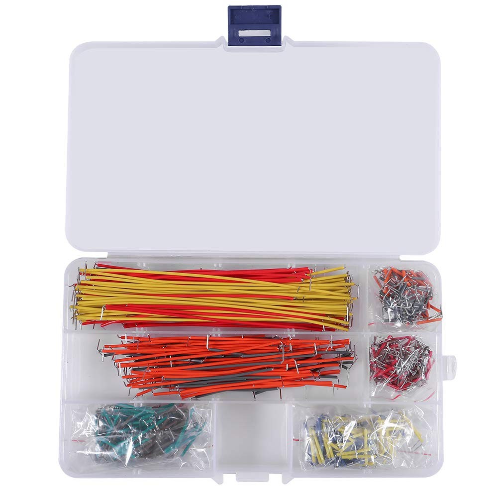 840-Piece Breadboard Jumper Wire Kit - 14 Assorted Lengths for Prototyping