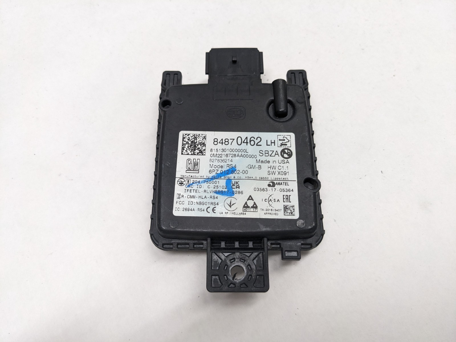 Buick Envision Blind Spot Sensor Radar Module 2021 - 2023 84870462