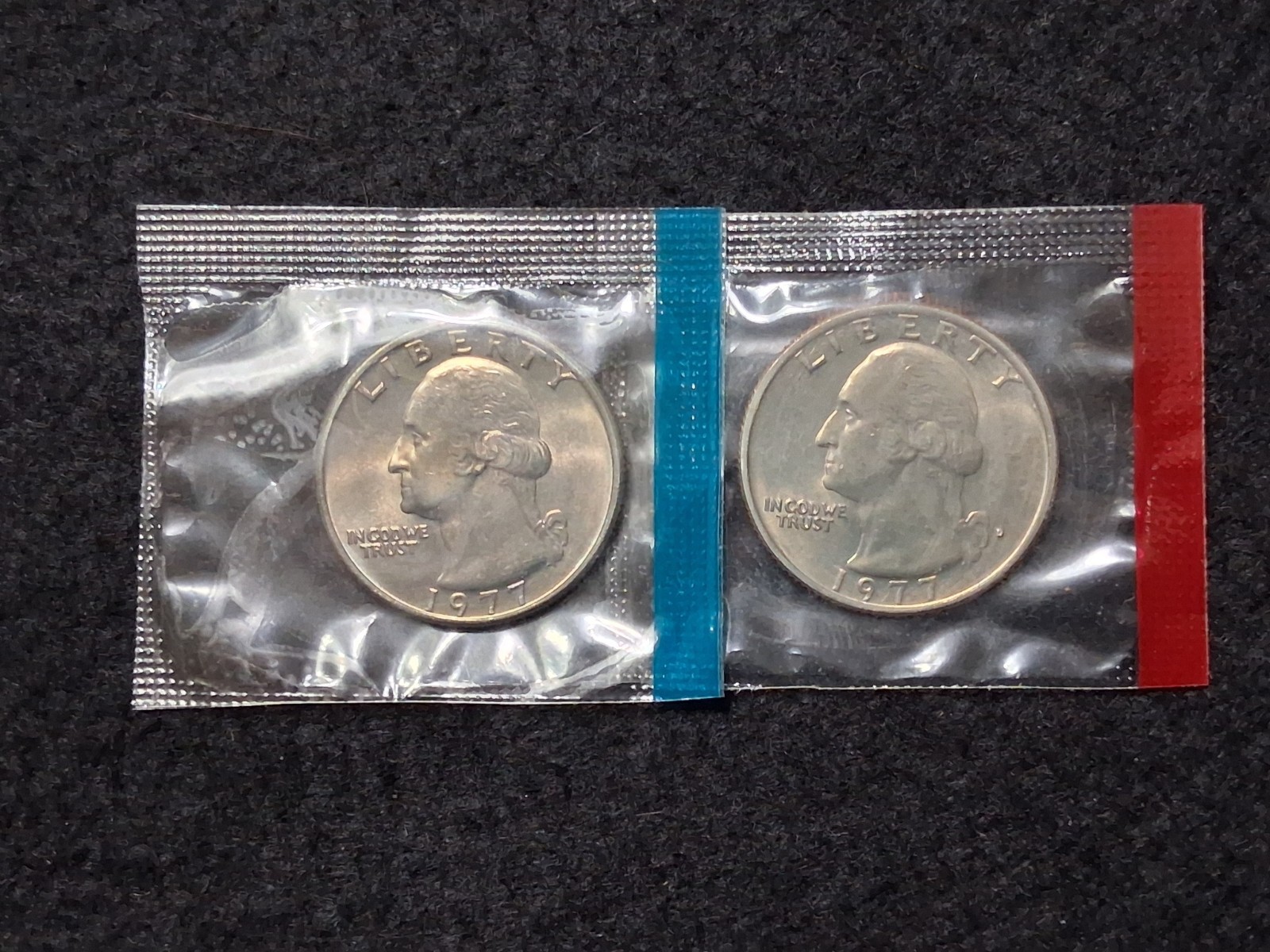 1977 Washington Quarter P and D