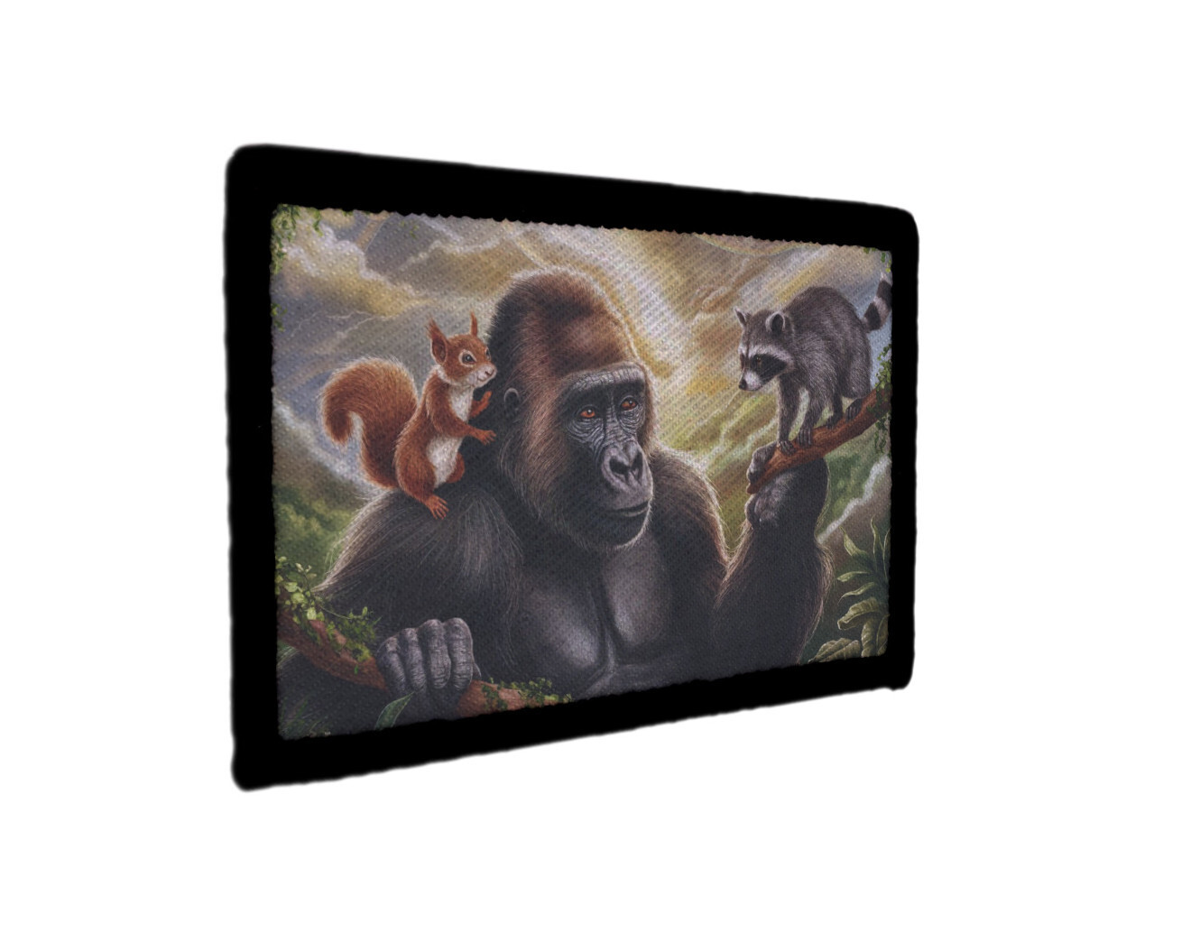 Harambe Peanuts and Fred in Heaven Patch Sew on [sub]