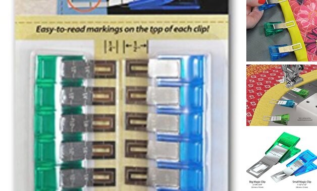 Small Magic Clip Sewing and Quilting Clips-pc - Quilting Supplies and 12