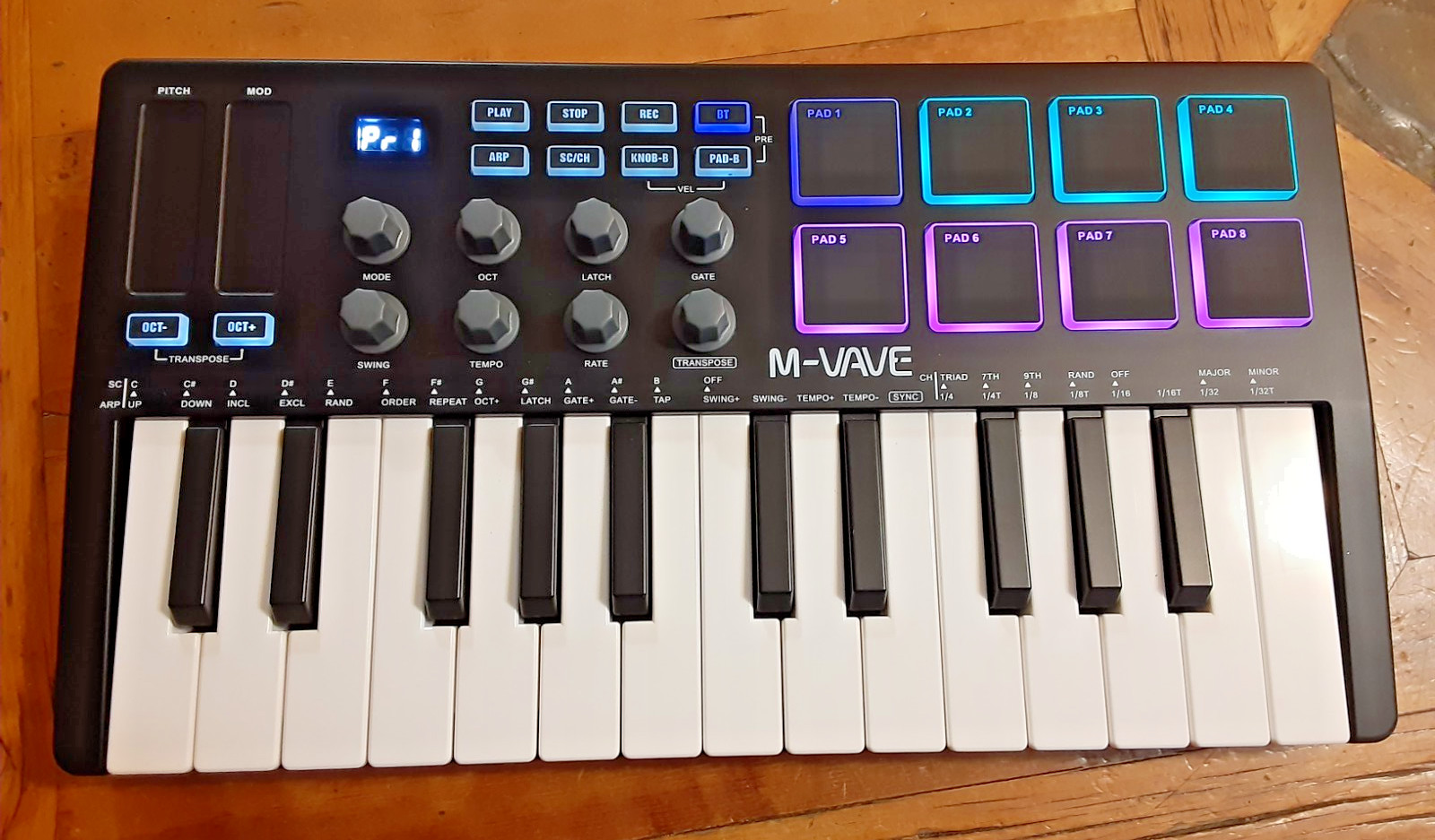 PreSonus ATOM MIDI Pad Controller & M-Vave SMK-25 Keyboard MIDI Controller