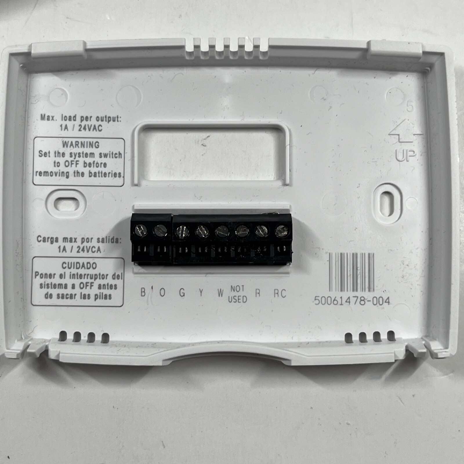 Honeywell Programmable Thermostat with Backlight TWO RTH2300B1038 MISSING SCREEN