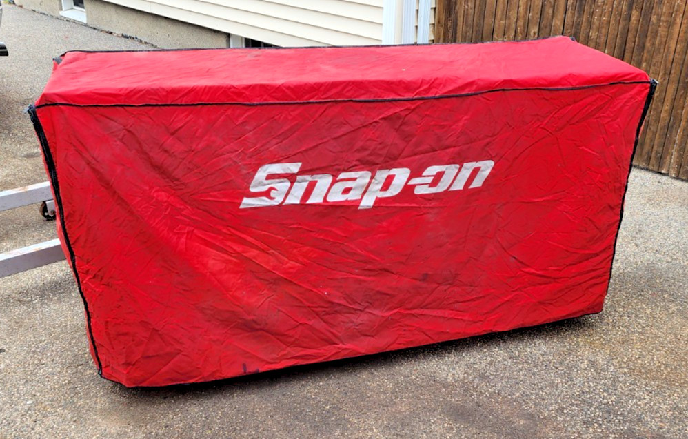 Vintage Snap On Master Series KRL763 Triple Bank Tool Box Cover 72L X 26W X 36H