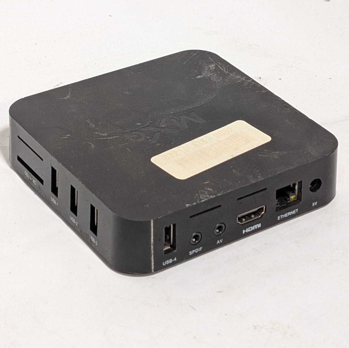MXQ HDMI Ethernet SD/MMC USB SPDIF AV 5V Interface Hub Media Play Box, No Remote