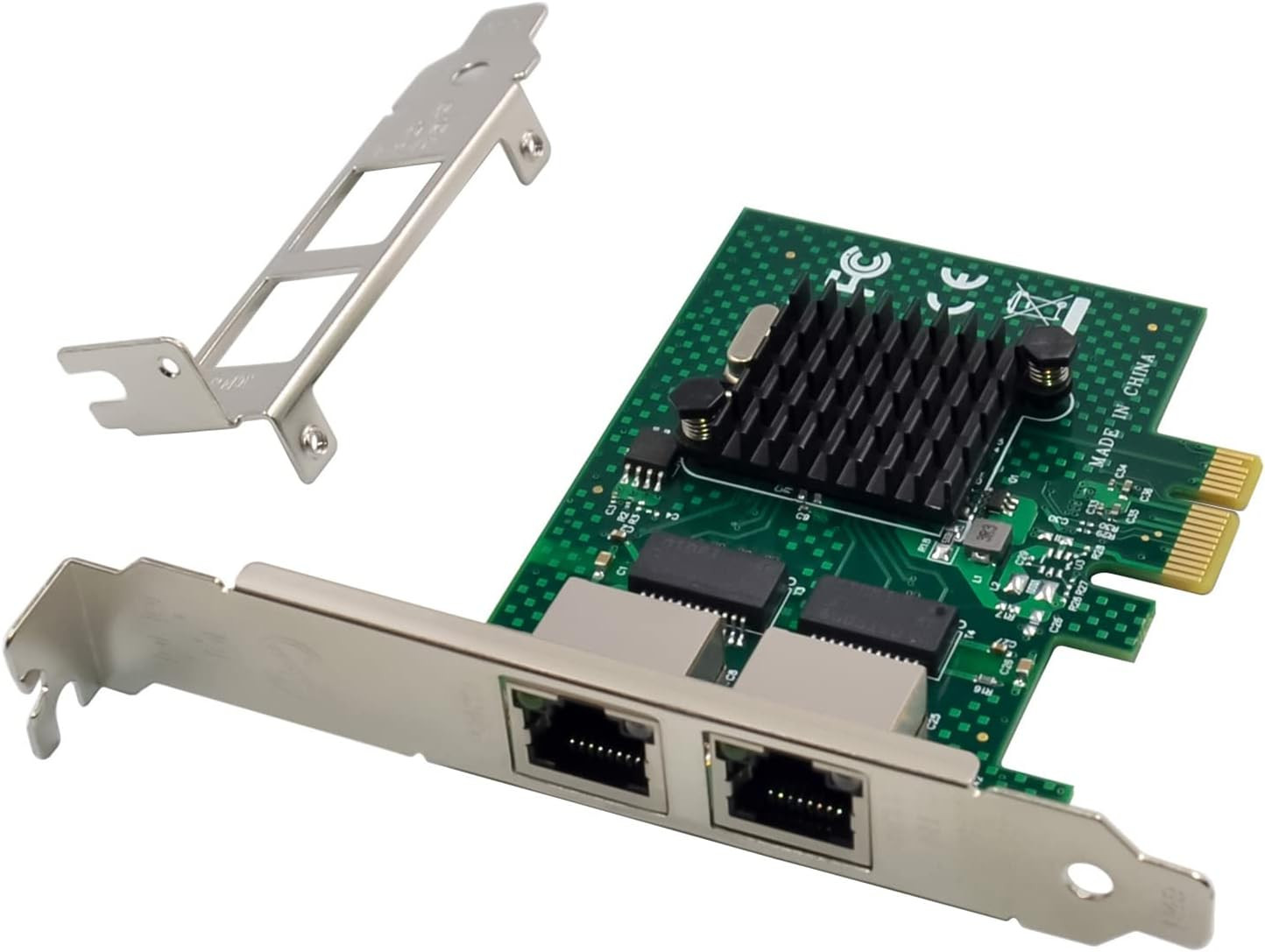 Dual-Port Pcie Gigabit Ethernet Server Adapter with Netxtreme BCM5720-2P Chipset