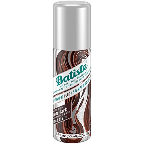2 Pack Batiste Dry Shampoo, Divine Dark, Mini Travel Size Spray 1.6 Oz Each