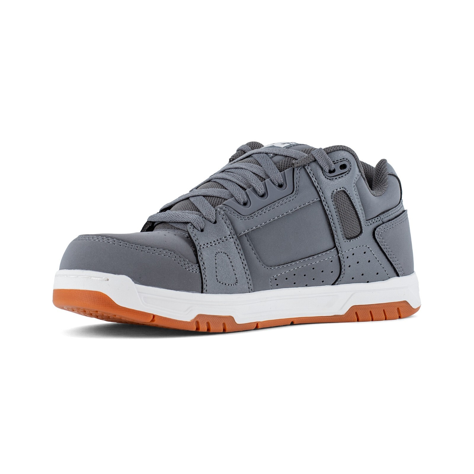 DC STAG MEN'S GREY/GUM WORK SHOE BOOTS DC60502 - ALL SIZES - NEW