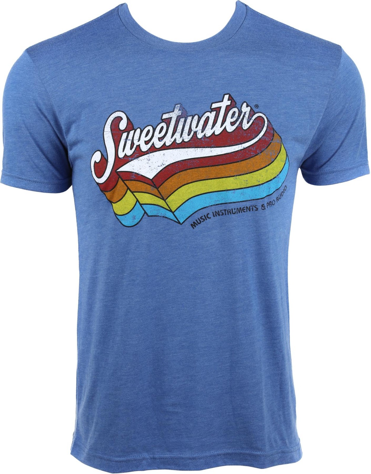 Sweetwater Rainbow Shadow T-shirt - Royal Blue, Medium (2-pack) Bundle