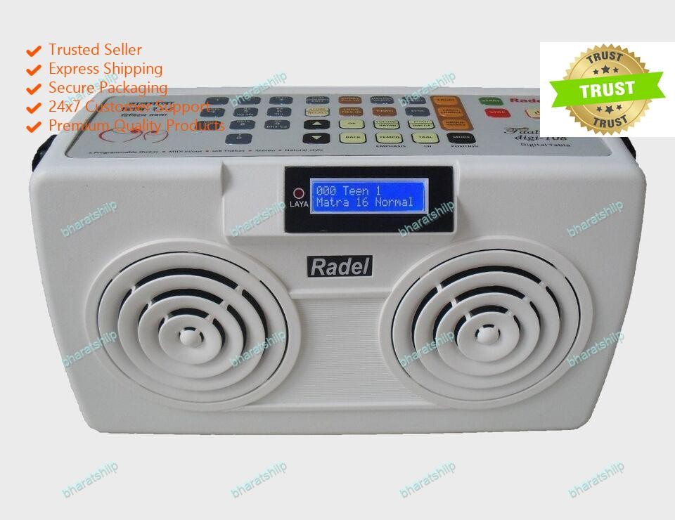 New Taalmala Digi-108 Digital Tabla Electric Musical Instrument By Radel