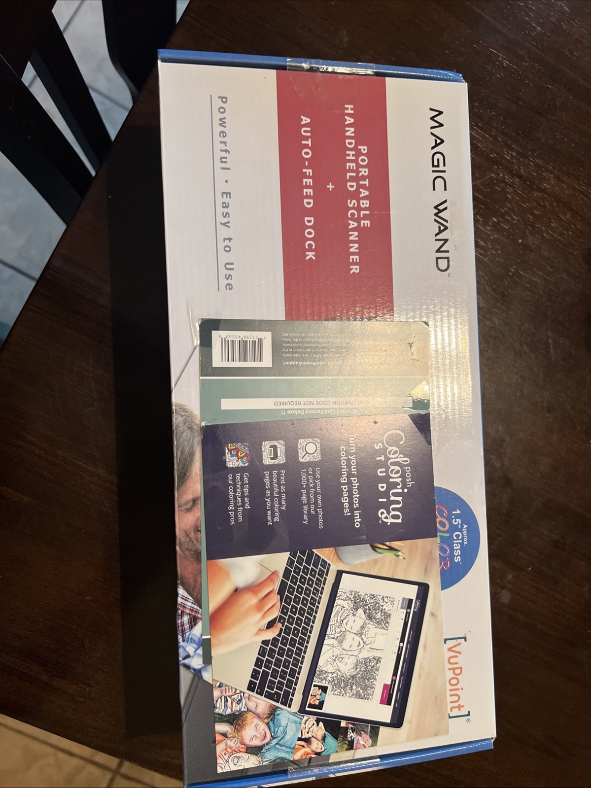 Magic Wand Portable Scanner VuPoint Solutions Auto Feed Dock Preview Screen