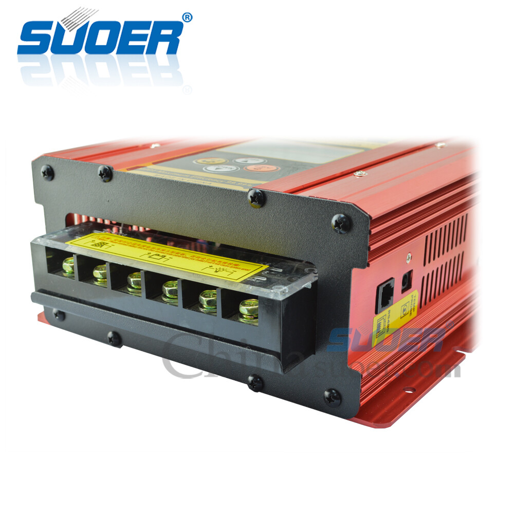 Suoer 12v/24v/48v 100A mppt solar charge controller solar regulator lcd controll