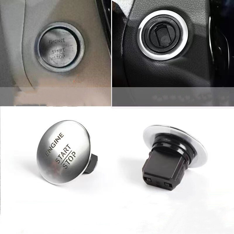For Mercedes Benz Push To Start Button Engine Start Stop Push Button Accessories